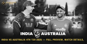 India vs Australia 4th T20 2025 — Full Preview, Match Details