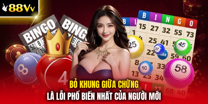 Bỏ khung giữa chừng là lỗi phổ biến nhất của người mới
